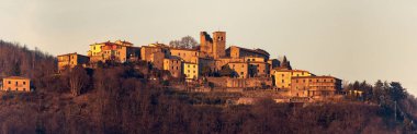 Sommocolonia Köyü - Lucca eyaletinin Toskana İtalya 