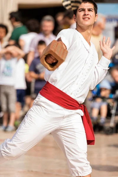 Treia Italië - spel van de bal met de armband — Stockfoto