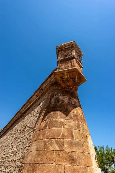 Castillo de Montjuic en la colina de Barcelona - Cataluña España —  Fotos de Stock