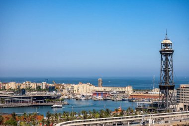 Barcelona Katalonya Ispanya 'da Port Vell