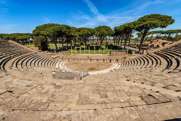 Teatro Romano Ostia Antica - Roma Italia — Foto de Stock