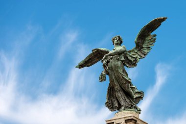 Winged Victory - Ponte Vittorio Emanuele II - Rome Italy 