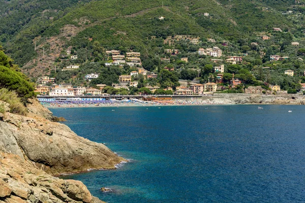 Praia Mar e Costa de Bonassola - Ligúria Itália — Fotografia de Stock