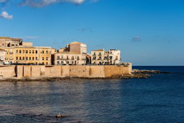 Ortygia Island Siracusa City-Sicilya Italya