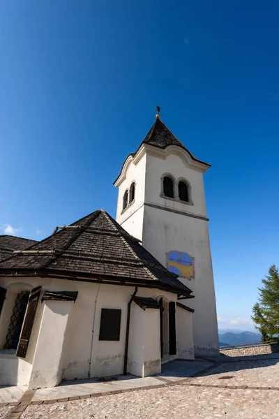 Monte Santo di Lussari Sanctuary-Friuli Italya — Stok fotoğraf