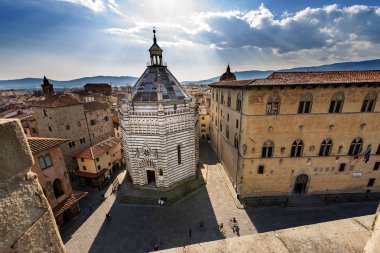 Pistoia şehir İtalya - San Giovanni Vaftizhanesi