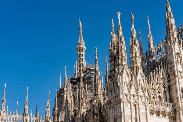 Duomo di Milano - Milano Katedrali - Lombardiya İtalya — Stok fotoğraf