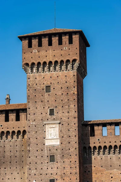 Castello sforzesco - sforza castle milan italien — Stockfoto