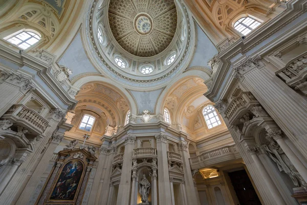 Church of Saint Umberto - Reggia di Venaria Reale Turin Italy — Stock Photo, Image