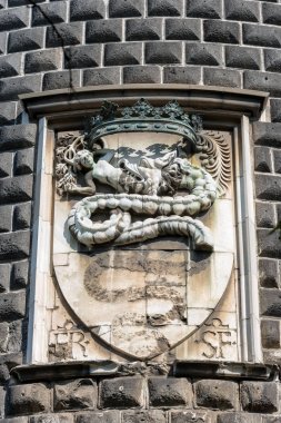 Visconti Arması - Sforza Castle Milan İtalya