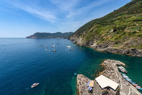 Porto di Vernazza - Cinque Terre - Liguria Italia — Foto Stock