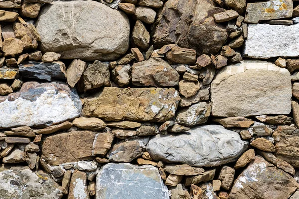 Typická suchá Kamenná stěna-Cinque Terre Liguria Italy — Stock fotografie