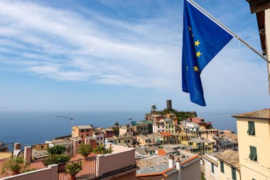 Antik Vernazza köyü - Liguria İtalya Cinque Terre