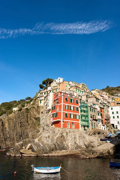 Riomaggiore dorf - cinque terre liguria italien — Stockfoto