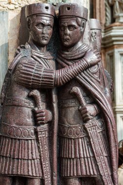 San Marco Meydanı, Venedik İtalya 'daki Dört Tetrark Anıtı