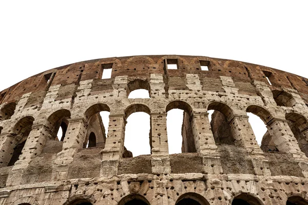 Coliseo de Roma aislado en blanco - Antiguo coliseo en Italia —  Fotos de Stock