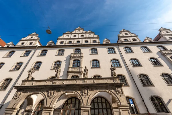 Мюнхен Германия Сентября 2018 Года Stadtsparkasse Bank Building Исторический Дворец — стоковое фото