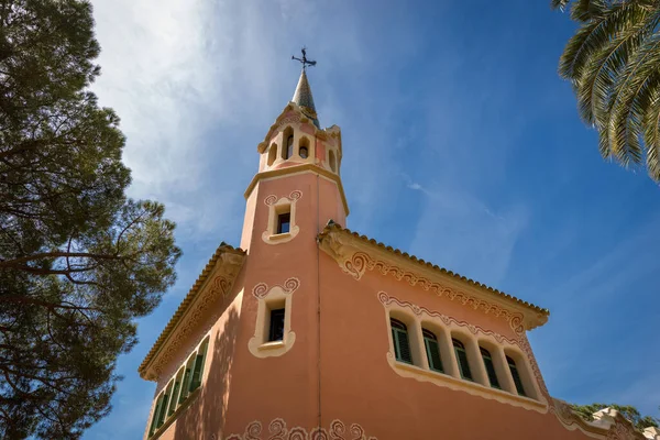 House Antoni Gaudi Museum Park Guell Parc Guell 1900 1914 – stockfoto