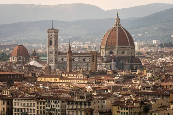 Floransa Katedrali Santa Maria Del Fiore Giotto Çan Kulesi Campanile — Stok fotoğraf