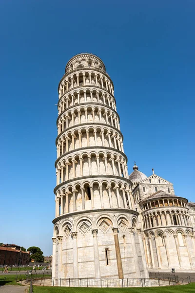 Pisa Eğik Kule Katedral Çan Kulesi Duomo Santa Maria Assunta — Stok fotoğraf