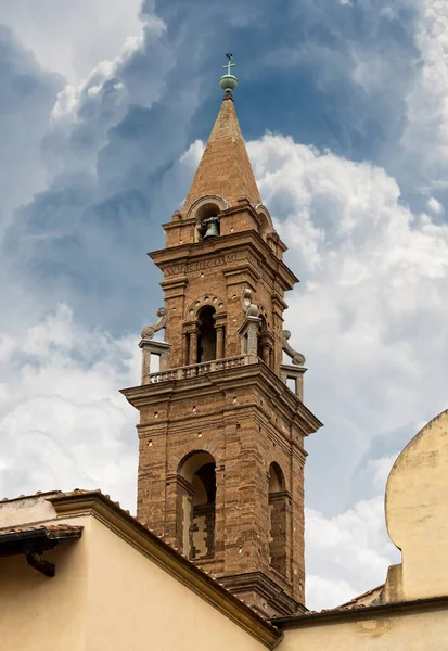 大聖堂 サント スピリト 1444 1487 フィレンツェのダウンタウン トスカーナ州 イタリア ヨーロッパ 鐘楼の閉鎖 — ストック写真