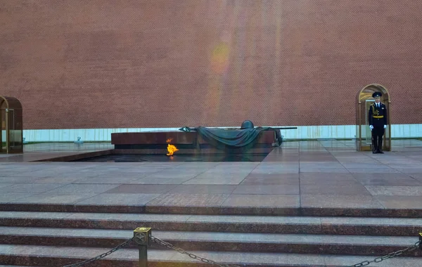 Moscow Russia July 2018 Tomb Unknown Soldier Kremlin Moscow Russia — Stock Photo, Image