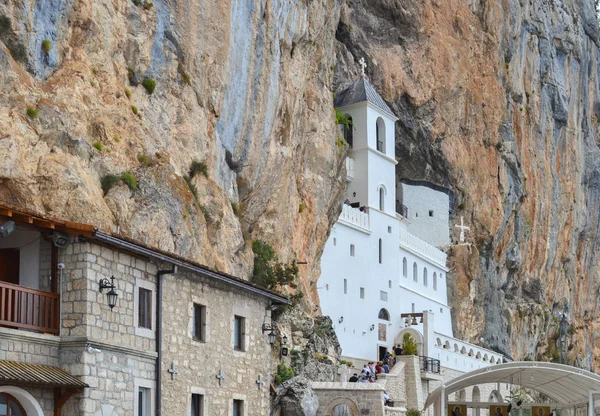 Edifici Del Monastero Ostrog Chiesa Superiore Niksic Montenegro — Foto Stock