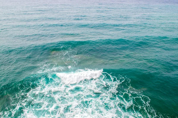 Seascape. Wave and foam. The sea is green. Adriatic Sea — Stock Photo, Image
