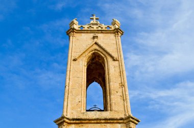 Ayia Napa Manastırı 'nın çan kulesi. Kıbrıs.