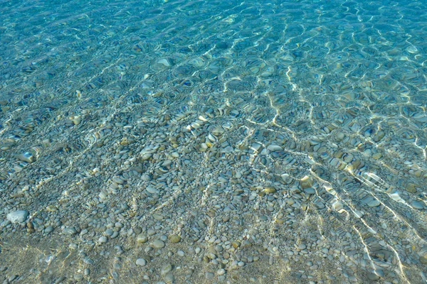 Arka plan olarak Azure su yüzeyi.