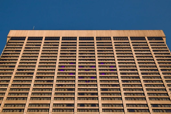 Ciudad Toronto Cuarentena Gran Corazón Púrpura Edificio Gracias Trabajadores Primera — Foto de Stock