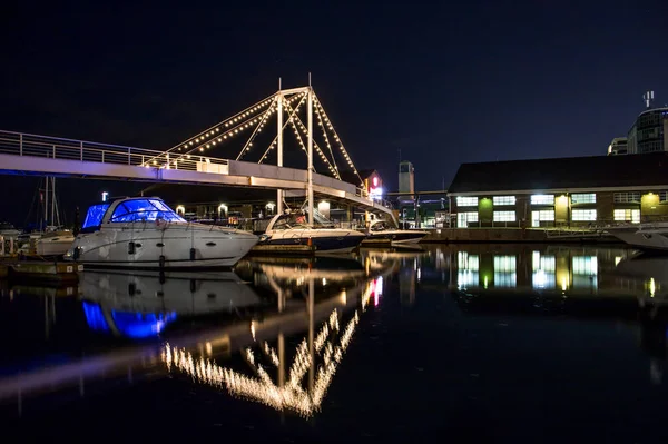 Toronto City Harbour Yacht Abend Auf Dem See — Stockfoto