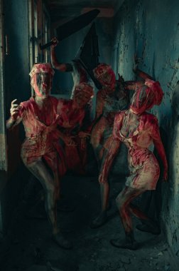 Dnipro, Ukrayna - 27 Haziran 2020: Karanlık Hemşireler ve 