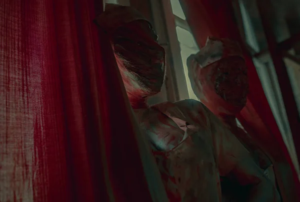 Dnipro Ukrayna Haziran 2020 Karanlık Hemşireler Korku Filmi Silent Hill — Stok fotoğraf