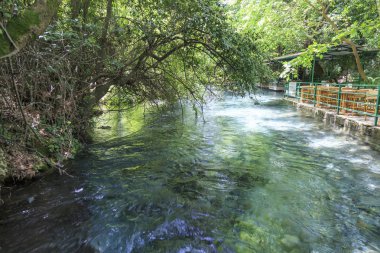 Yuvarlakcay creek yakınındaki Köyceğiz Muğla, Türkiye