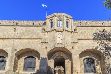 Giriş arkeolojik Müzesi, Rodos Town, Rodos, Yunanistan