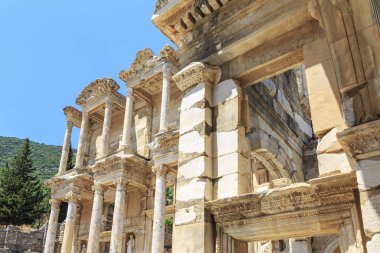 Celsus Kütüphanesi Antik şehirde Ephesus, Izmir, Türkiye