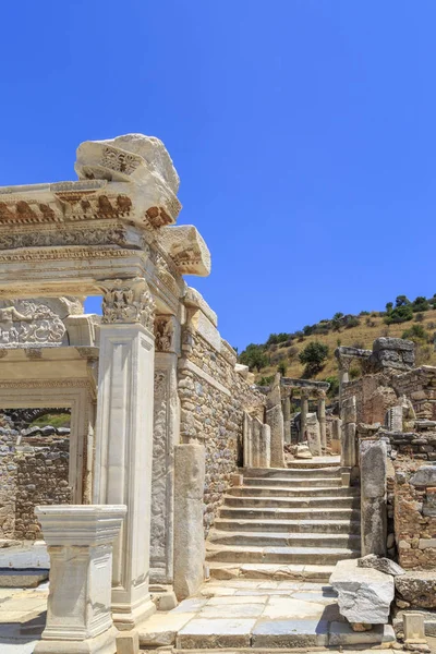 Merdiven Yakınındaki Teras Evlerde Efes Izmir Türkiye — Stok fotoğraf