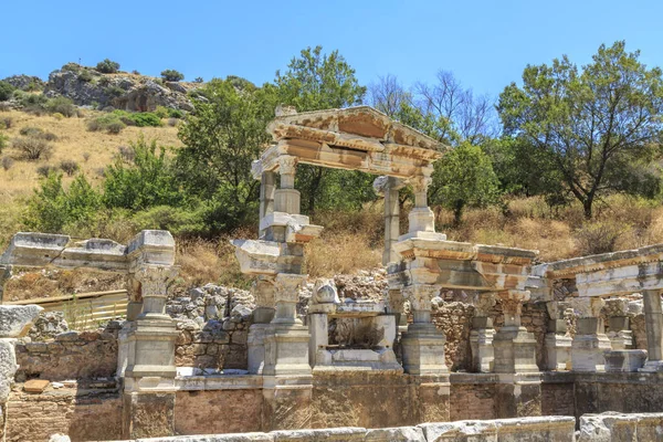 Nymphaeum Traiani Ősi Város Ephesus Izmir Törökország — Stock Fotó