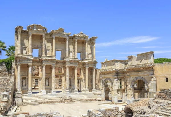 Celsus Library Antique City Ephesus Izmir Turkey Royalty Free Stock Photos