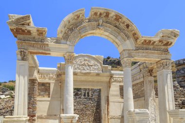 Efes 'teki Hadrian Tapınağı, İzmir, Türkiye