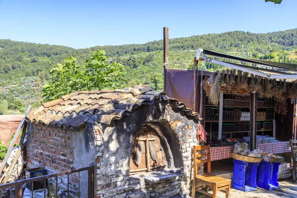 Villaggio Sirince Con Alcuni Prodotti Locali Smirne Turchia — Foto Stock