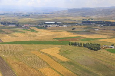 Türkiye'de yüksek açıdan Erzurum İli Anadolu'da alanları