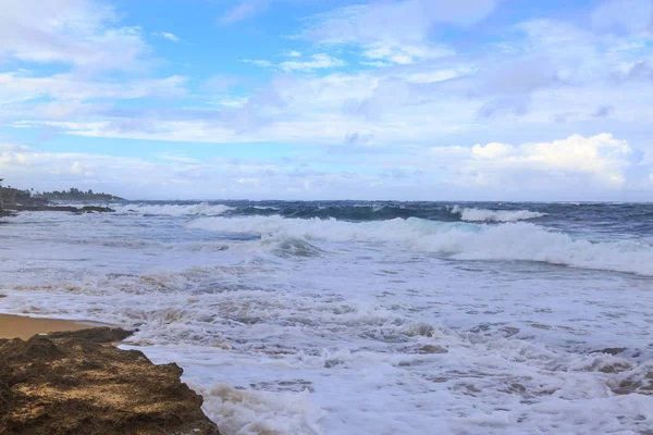 Пляж Кондадо Перед Закатом Сан Хуане Пуэрто Рико — стоковое фото