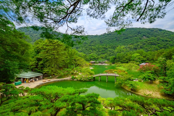 Ritsurin Garden, Kagawa, Giappone — Foto Stock