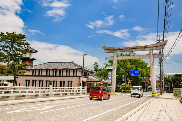 Porta Torii, Kotohira, Kagawa, Giappone — Foto Stock