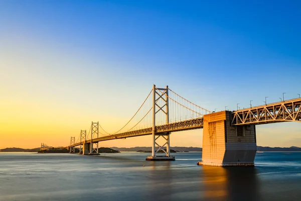 Sunset Bridge, Ιαπωνία — Φωτογραφία Αρχείου