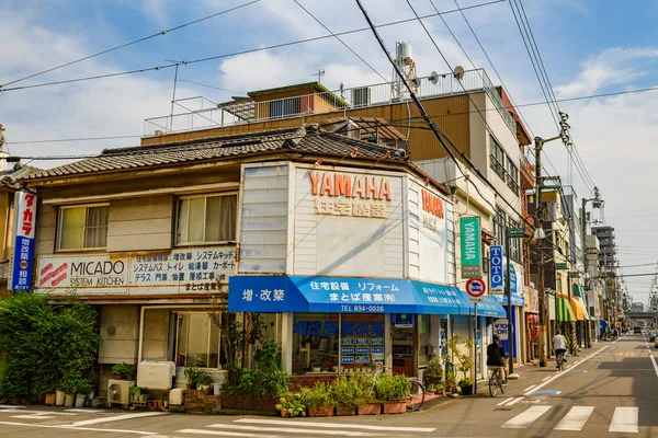 Takamatsu merkez alışveriş bölgesi, Kagawa, Japonya — Stok fotoğraf