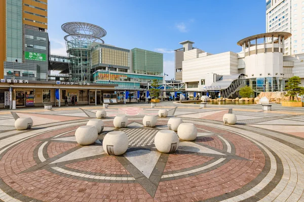 Terminal de autobuses y transbordadores, Takamatsu, Kagawa, Japón — Foto de Stock