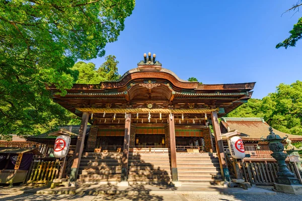 Fasada świątyni Kotohiragu, Kagawa, Japonia — Zdjęcie stockowe